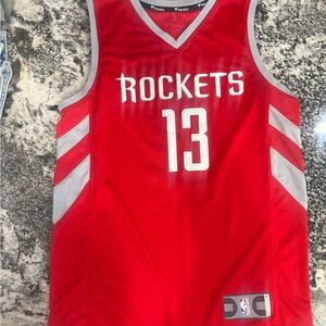 Fanatics Red Houston Rockets #13 Jersey with White Accents